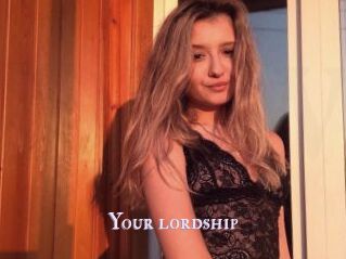 Your_lordship